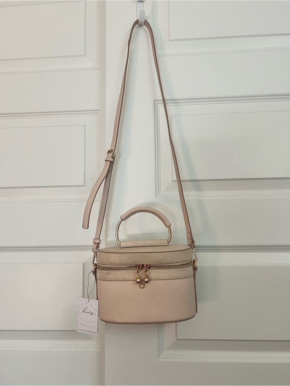 LC Lauren Conrad- Blush Crossbody Vanity Bag